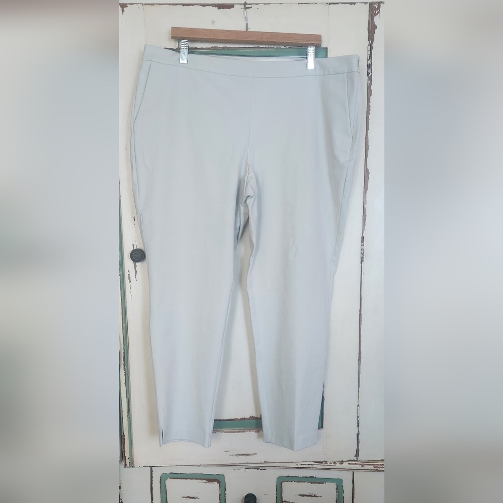 Elegant Eileen Fisher Slim Women's Bone Colored Pants Sz XL Nwt Retail$248